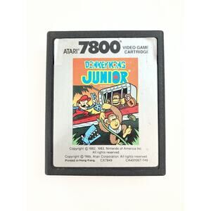 Donkey Kong Junior - Atari 7800 (Tested And Working)